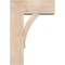 Ekena Millwork Thorton Block Smooth Bracket w/ Offset Brace, Douglas Fir, 7 1/2"W x 18"D x 26"H BKT0806X18X26THR05SDF - alternate 2